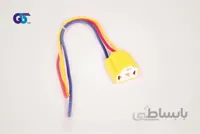 سوکت سه فیش چراغ جلو سرامیکی پراید