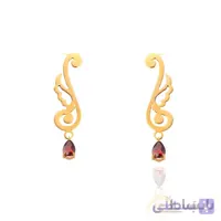 گوشواره طلا زنانه طرح اسلیمی کد XE123