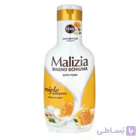 شامپو بدن malizia bagno schiuma مالزیا با رایحه عسل و زنجبیل حجم1000میلی لیتر