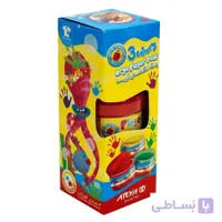 رنگ انگشتی 3 رنگ آریا 7004 ا Arya v004 3 Color Finger Paint