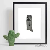 جوراب مردانه نانو کلاسیک پک نایلونی Part طرح OK