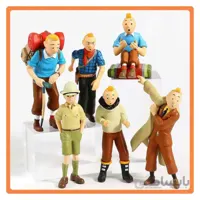 تن تن مجموعه فیگور اورجینال 6 عددی Tin Tin Figure