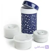 فلاسک غذا 1200 میلی 3 قسمتی نوویتا