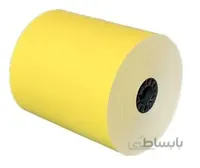 رول کاغذ حرارتی رنگی -40 متری زرد-کارتن 60 عددی