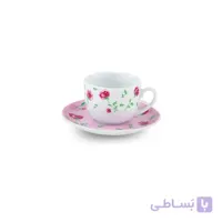 سرویس چینی 12 پارچه چای خوری پینک رز