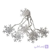ریسه ال ای دی طرح برف مدل گیره ای به طول 4 متر