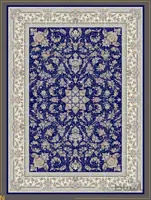 قالی سلیمان طرح DM01 کد رنگ 3826 کرم 1500 شانه تراکم 4500