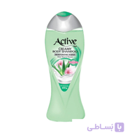 شامپو کرمی بدن با عصاره آلوئه ورا و گل اکتیو - 400 گرمی ا Active Aloe Vera & Flower Creamy Body Shampoo - 400 gr
