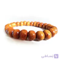 دستبند دخترانه چوبی مهره کوچک