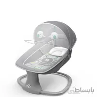 گهواره و نی نی لای لای موزیکال ماستلا رنگ خاکستری