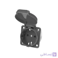 پریز دربدار تابلویی مشکی تکفاز پارت الکتریک