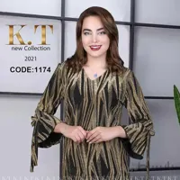 شومیز دو رنگ زنانه ودخترانه