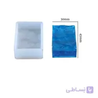 قالب سیلیکونی آویز مستطیلی موج دار کد 151