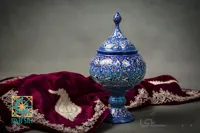 قندان پایه دار میناکاری کد 5