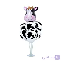 استند بادکنک 7 شاخه طرح گاو مدل STA226