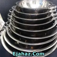 آبکش استیل 9 پارچه دسته دار