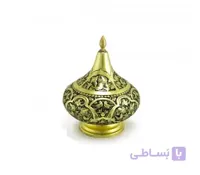 شکلات خوری قلمزنی پایه کوتاه سیاه قلم