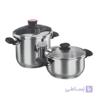 زودپز دوقلو کرکماز مدل Vita کد A158 ا Korkmaz Vita Twin Pressure Cooker code A158