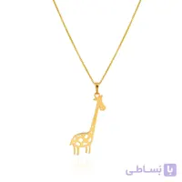 آویز طلا کودک طرح زرافه کد KP630