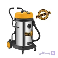 جاروبرقی صنعتی دو موتوره ۲*۱۲۰۰ وات آب و خاک اینکو VC24751