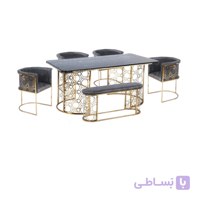 میز و صندلی ناهارخوری ۶ نفره مدل ۶۵۷
