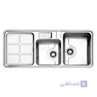 سینک توکار 814 استیل البرز ا 814
