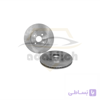 دیسک چرخ تویوتا کرولا 2007 - 2005 برند معتبر وارداتی جفت جلو