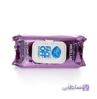 دستمال مرطوب پاک کننده آرایش میسلار درب دار (55 برگی) دافی ا Dafi-55-piece Micellar makeup remover wipe