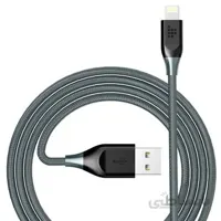 کابل ترنسمارت USB-لایتنینگ- با روکش نایلونی بافته شده-خاکستری