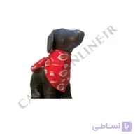 دستمال گردن مخصوص سگ در دو رنگ مختلف