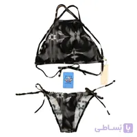 بیکینی زنانه پیسز مدل هالترنک ا PIECES PCLYNE TRIANGLE BRA WATERCOLOR