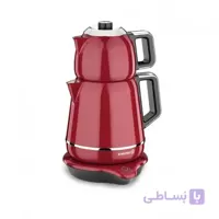 چایساز کرکماز اصلی مدل Demiks کد a332 ا KORKMAZ electrical tea pot set A332