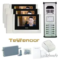 پکیج ایفون تصویری سیماران مدل HS_78/M100 (با وای فای)با پنل کارتی 1تا 16 واحد