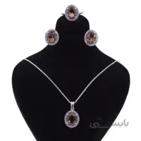 نیم ست نقره زنانه کد NTR_054