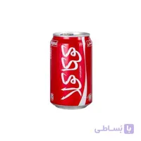 نوشابه کوکاکولا 330 میلی لیتری در بسته بندی 24 عددی ا fizzy drinkscan 330ml