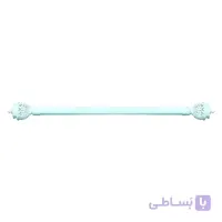 چوب پرده مدل قپه خانگی طول 125 سانتیمتر دیواری سفید