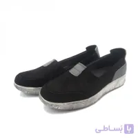 زنانه چرم طبیعی مشکی مدل مارین