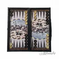 تخته نرد چرم طرح چوگان