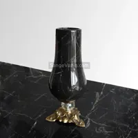 گلدان دکوری کوچک سنگی ساغر