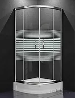 دور دوشی - پارتیشن دوش شاینی وارداتی ترکیه مدل T-NSC039 ا ابعاد:90x90x200 سانتی متر