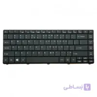 کیبورد لپ تاپ ایسر Acer Aspire E1-431 Laptop Keyboard مشکی-اینتر کوچک-بدون فریم