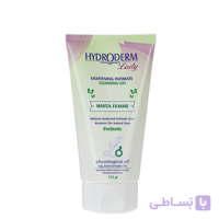 ژل بهداشتی روشن کننده بانوان مدل White Femme مقدار 150 گرم هیدرودرم ا Hydroderm Whita Femme Cleansing Gel For Women 150 gr