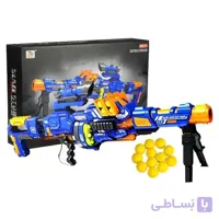 تفنگ اسباب بازی تیر اسفنجی پایه دار مدل Soft Ball Shooting Gun ZC7090
