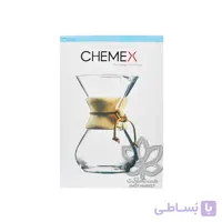 قهوه ساز نوع کمکس مدل 3 فنجان به همراه کتل ا Chemex 3 Cup Coffee Maker with kettle
