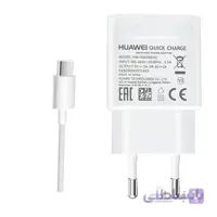 شارژر ديوارى همراه كابل سوپر شارژ و سريع اصلى هواوى گوشى Huawei mate 9 ا Huawei mate 9 super charge adapter with cable