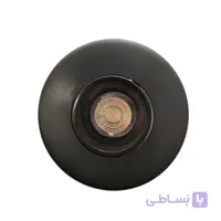 قاب هالوژن پارس لایت عمیق مدل مشکی مدادی براق F436BP