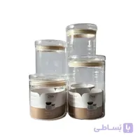 ست بانکه شیشه ای اولالا چهار عددی