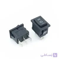 کلید راکر سه حالته KCD1 401 2 3PIN