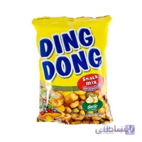 آجیل دینگ دونگ با طعم سیر Snack Mix : وزن 100 گرم