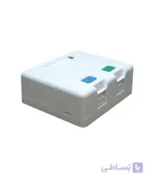باکس دیواری 2 پورت شبکه دینتک